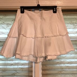 NWT white cotton skirt